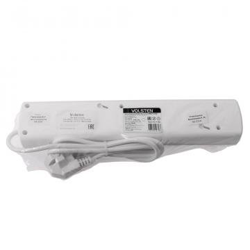 Фильтр сетевой Volsten Spi 5x1.5-Z, 5 гнезд, 1.5 м, 10А, 2200Вт