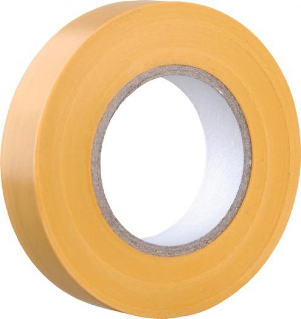 Изолента Volsten V02-7Y-13x15-10 0,13х15 мм, желтая, 10 метров