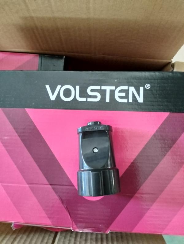  Розетка штепсельная Volsten S1-M12 Black чёрная без заземляющего контакта 10А