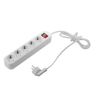 Фильтр сетевой Volsten SP1 5x5, 5 гн. 5 м, 10А, 2200 Вт, ПВС 3х0,75, варистр