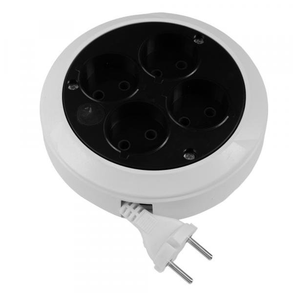 Удлинитель-рулетка Volsten S1 4x3-R 4 роз. 1300Вт ШВВП 2х0,75 3м
